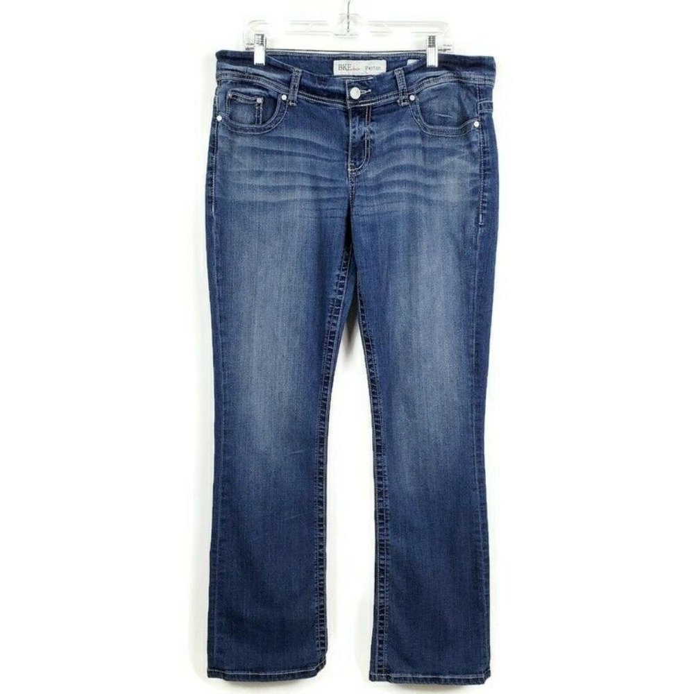 BKE Payton Boot Embellished Pocket Jeans 34L